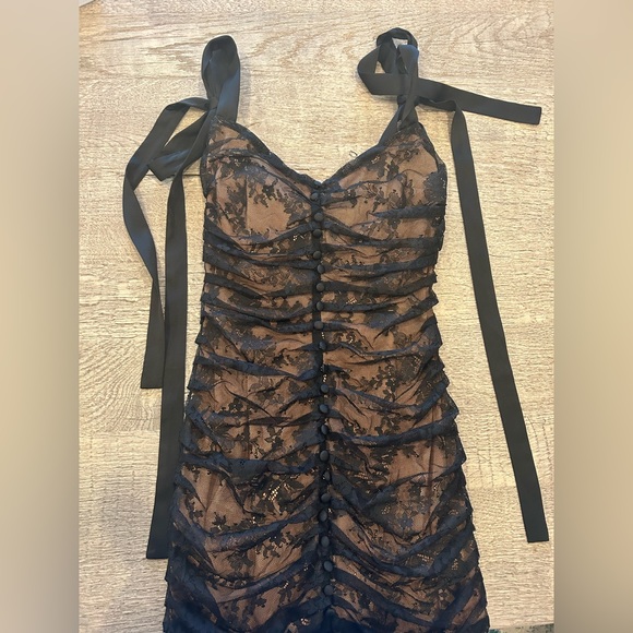 For Love and Lemons Black Lace Dress - Picture 2 of 3